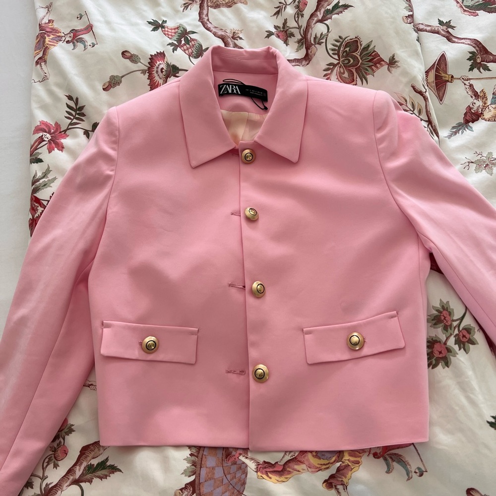 Pink Zara Blazer